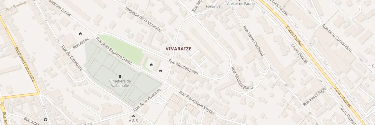 Plan du 68 Rue Montesquieu à Saint-Étienne