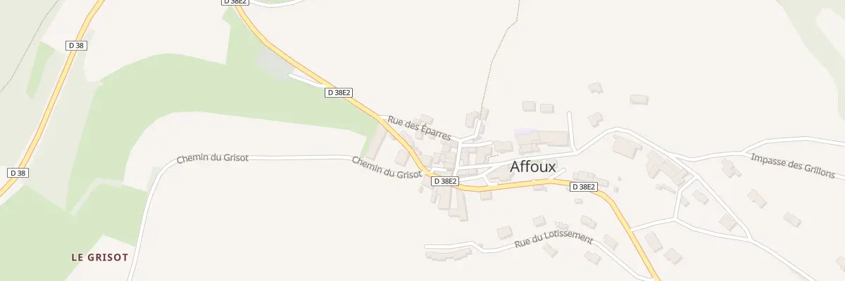Plan du 5007 Rue des Epars à Affoux