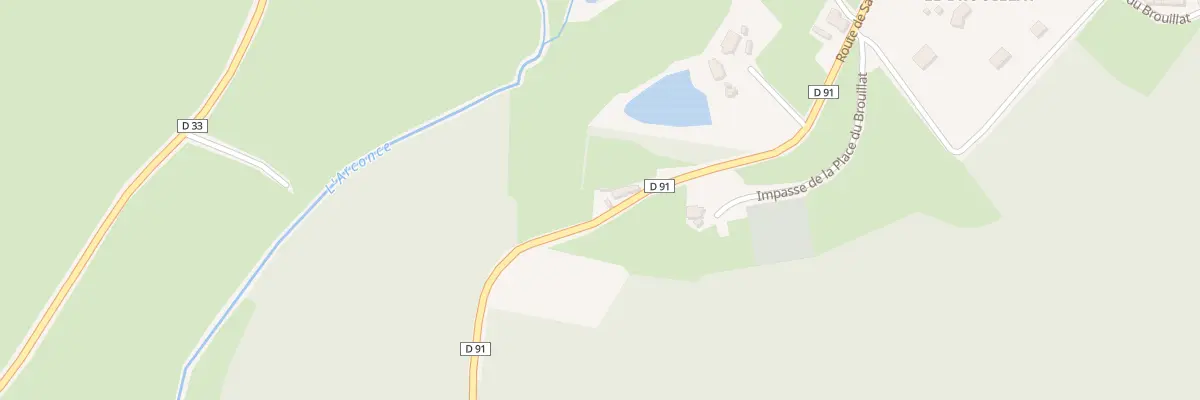 Plan du 1006 Rte de St-Bonnet au Rousset-Marizy
