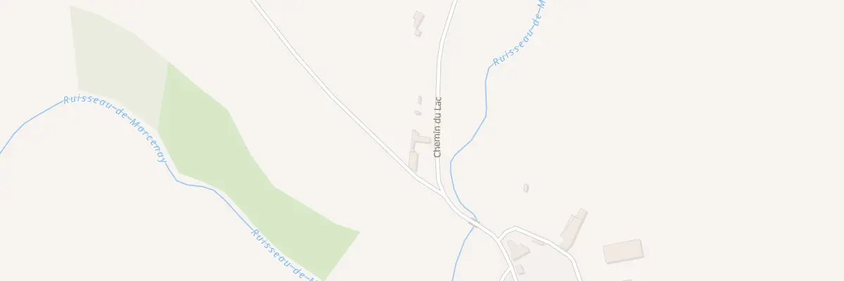 Plan du 1 Rue du Lac à Marcenay