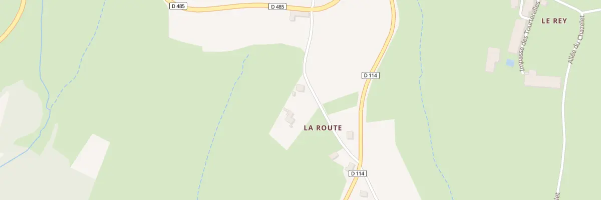 Plan du 141 Che de Château Gaillard à Belleroche