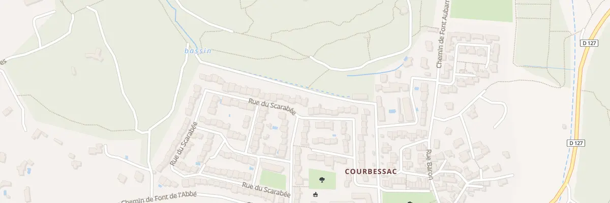 Plan du 280 Rue du Scarabée à Nîmes