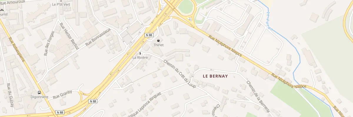 Plan du 5 Che du Crêt du Loup à Saint-Étienne