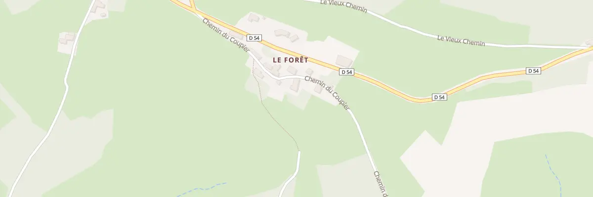 Plan du 214 Che du Coupier à Ranchal
