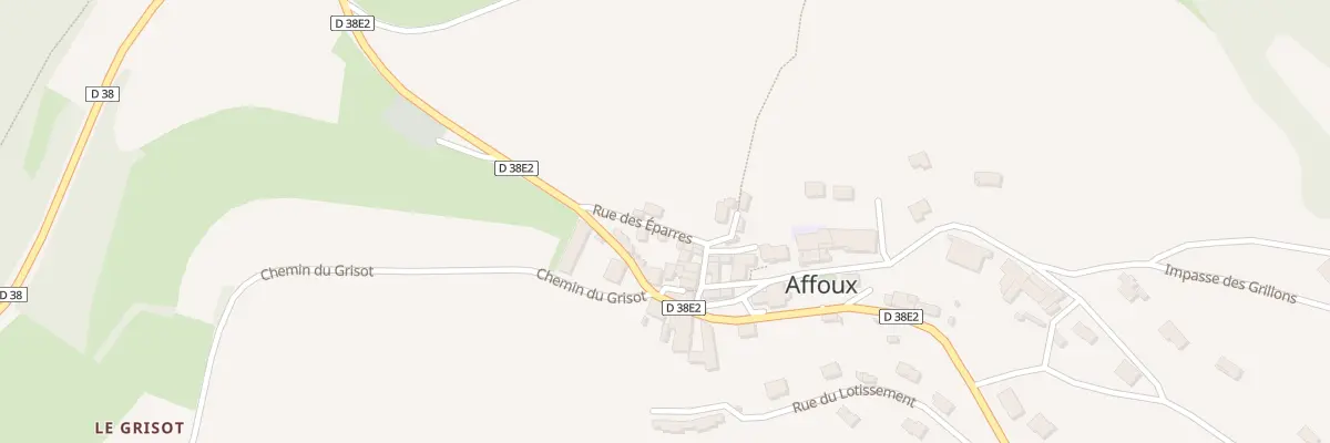 Plan du 5001 Rue des Epars à Affoux