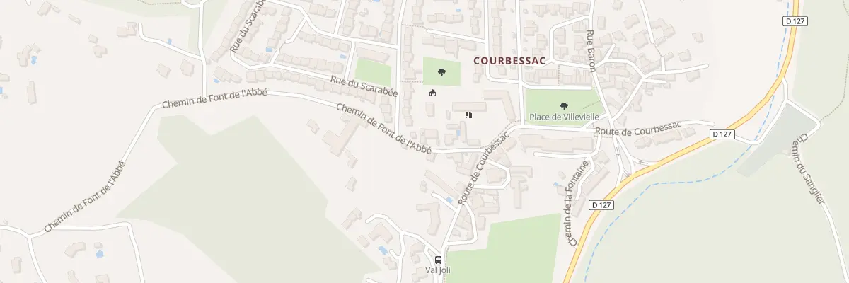 Plan du 60C Che de Font de l’Abbé à Nîmes