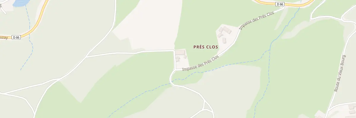 Plan du 5061 Pres Clos à Saint-Clément-de-Vers