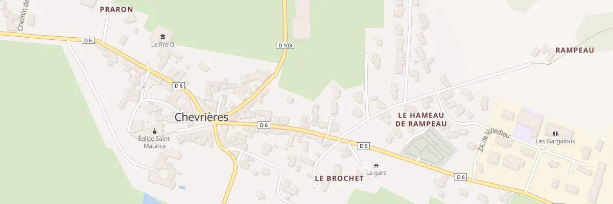 Plan du 175 Rte de Fontanès à Chevrières