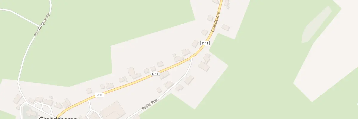 Plan du 37 Grande Rue à Grandchamp