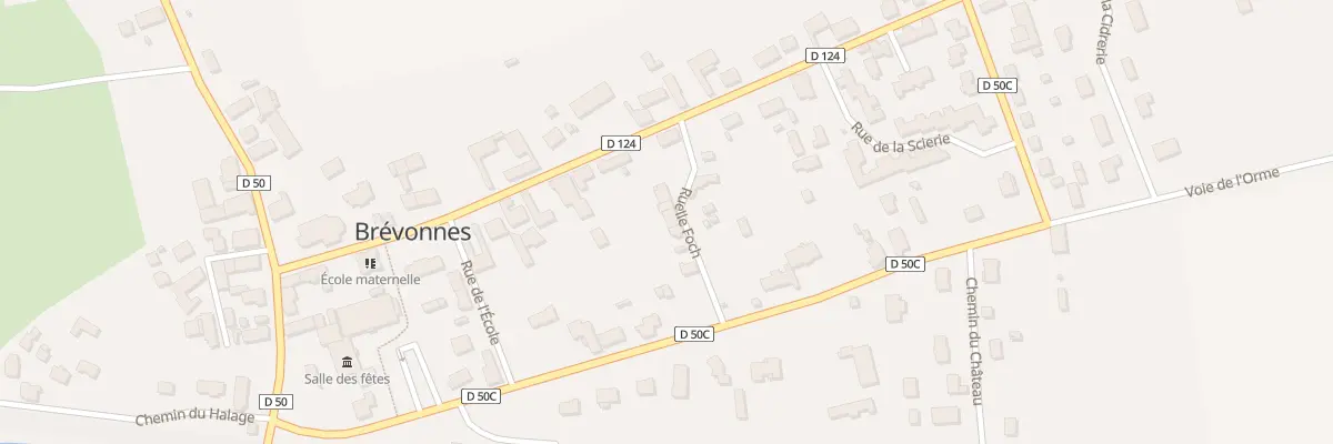 Plan du 4 Rle Foch à Brévonnes