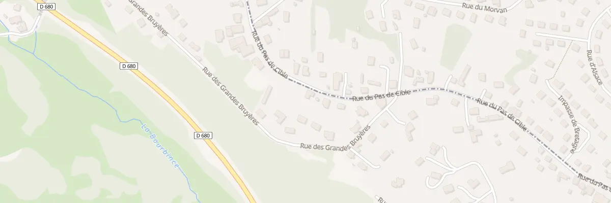 Plan du 68 Rue du Pas de Cible à Montcenis
