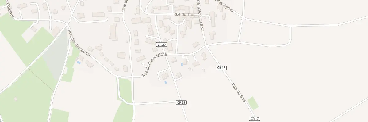 Plan du 5 Rue du Creux Michel à Celles-sur-Ource