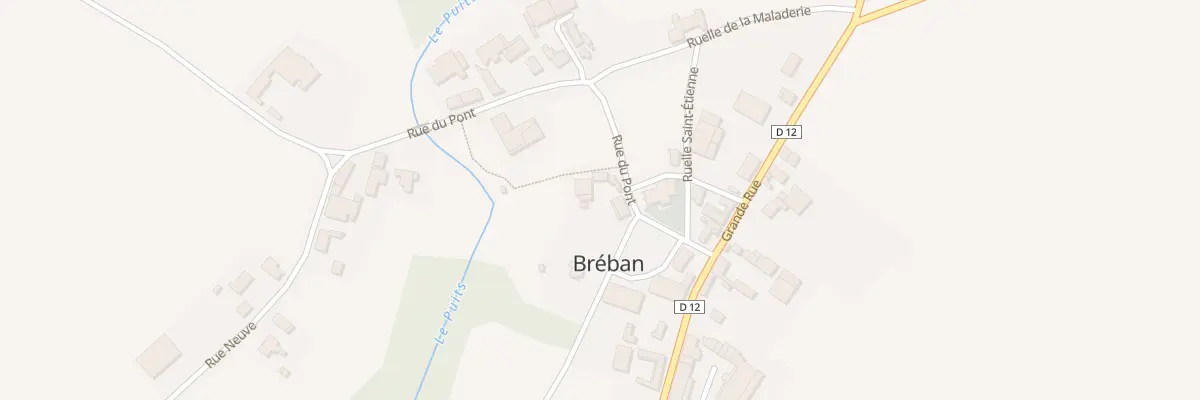 Plan du 3 Rue du Pont à Bréban
