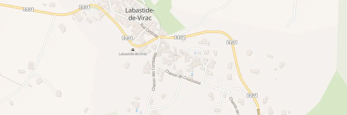 Plan du 5130 Cougoussa à Labastide-de-Virac