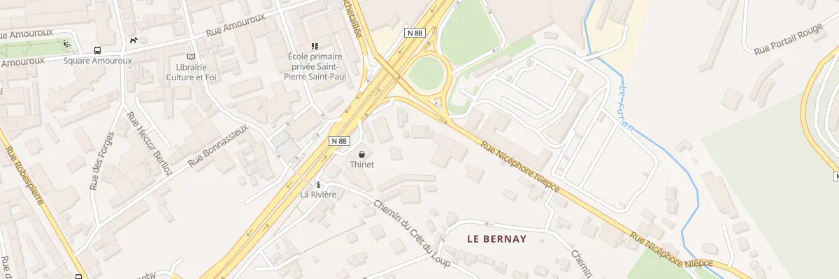 Plan du 2 Rue Nicéphore Niepce à Saint-Étienne
