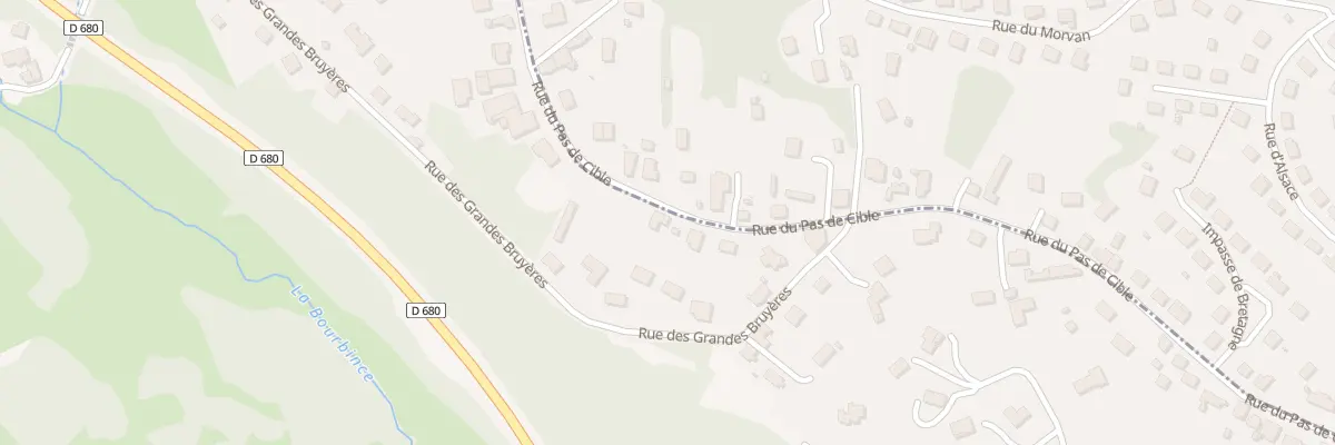 Plan du 68 Rue du Pas de Cible à Montcenis