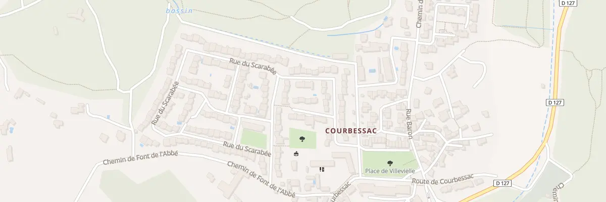 Plan du 52 Imp du Scarabée à Nîmes