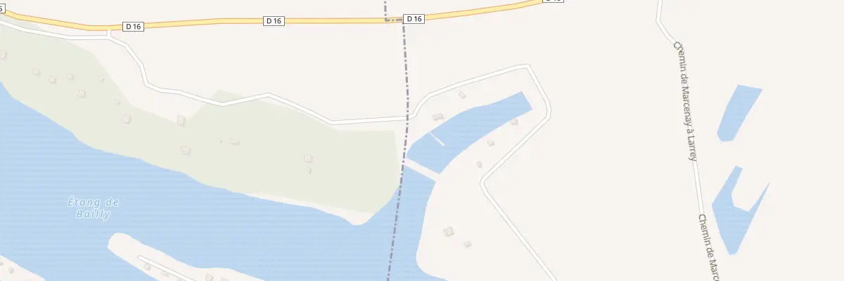 Plan du 36 Etang de Bailly à Larrey