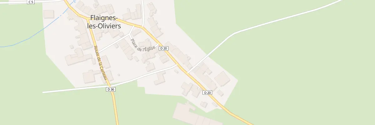 Plan du 6 Rue Principale à Flaignes-Havys
