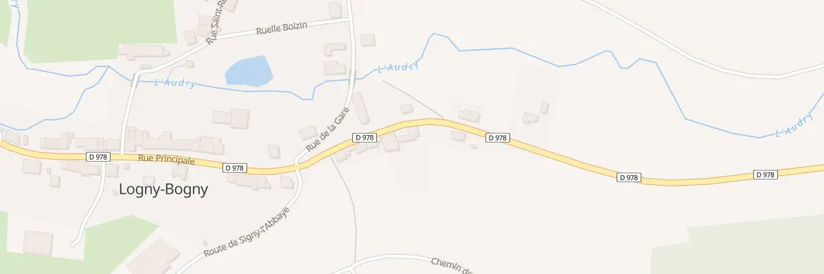 Plan du 3 Rue Principale à Logny-Bogny