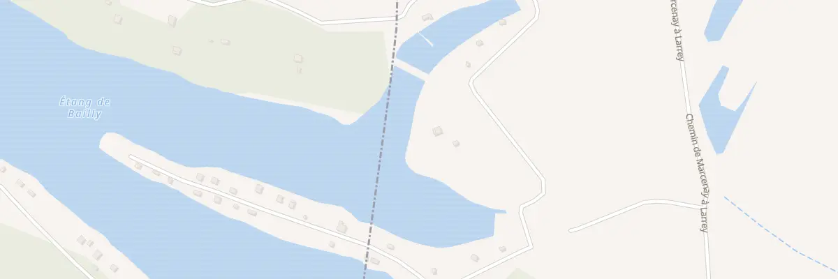 Plan du 49 Etang de Bailly à Larrey