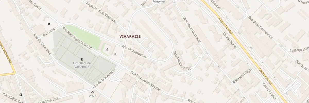 Plan du 62 Rue Montesquieu à Saint-Étienne