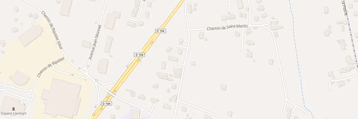 Plan du 66B Che de Sainte-Croix à Aubenas