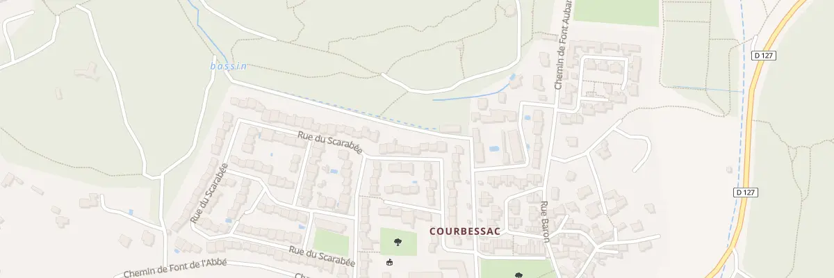 Plan du 224 Rue du Scarabée à Nîmes