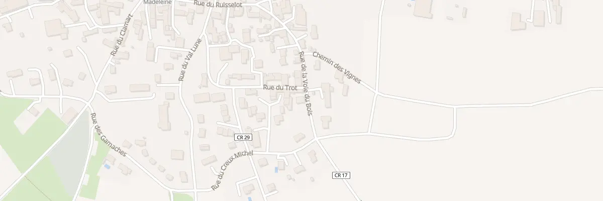 Plan du 18 Rue de la Voie du Bois à Celles-sur-Ource