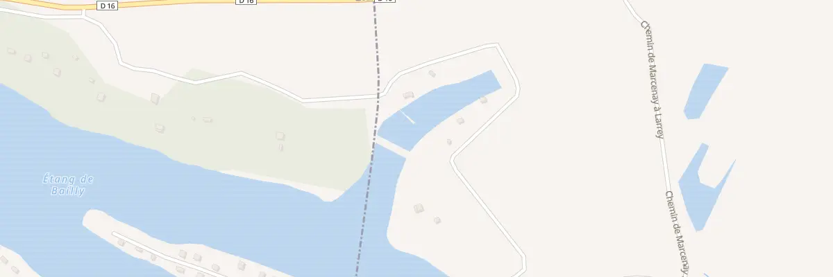 Plan du 45 Etang de Bailly à Larrey