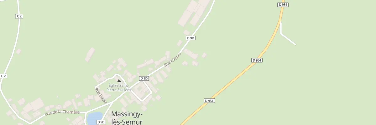 Plan du 22 Rue Avau à Massingy-lès-Semur