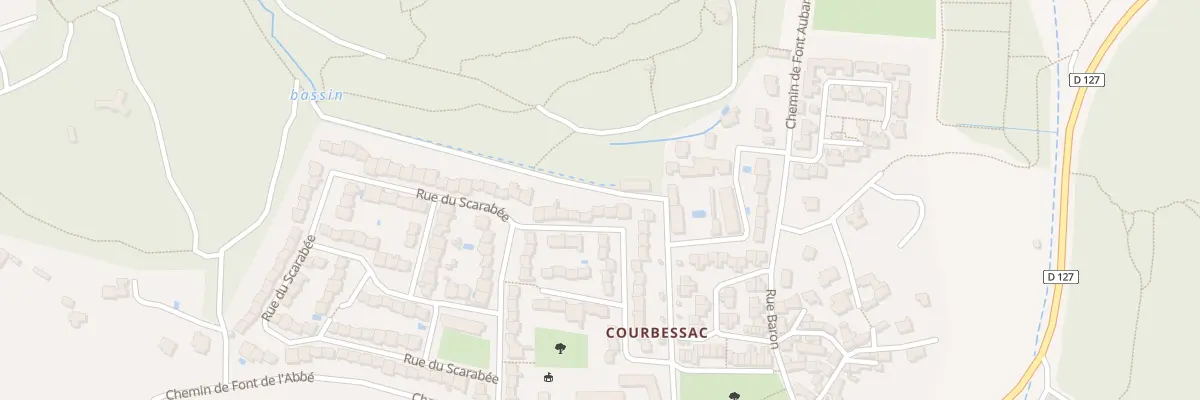 Plan du 214 Rue du Scarabée à Nîmes