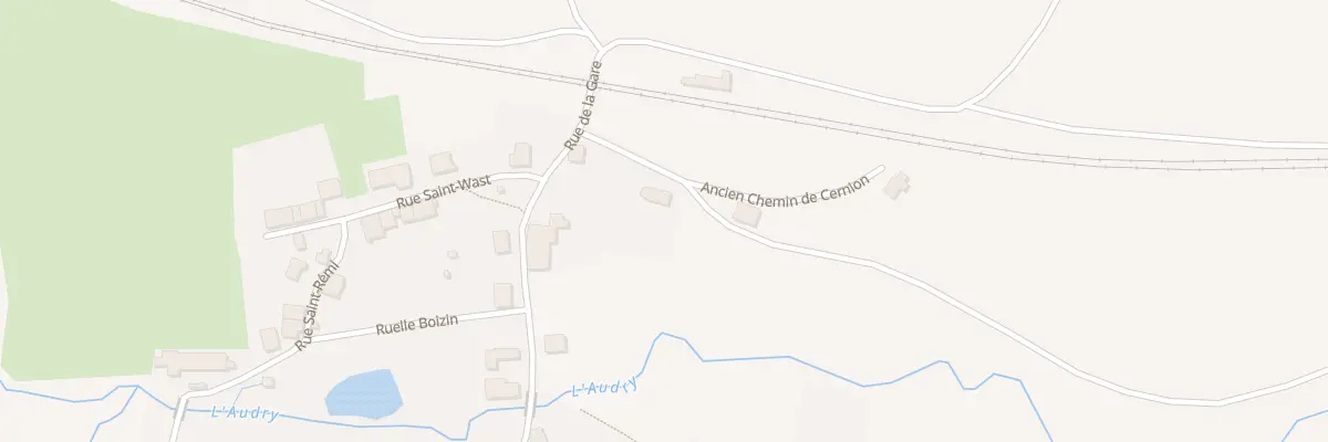 Plan du 2 Rue du Moulin à Logny-Bogny