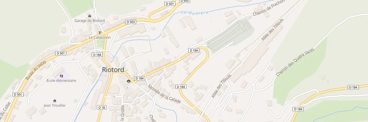 Plan du 18 Rue du Felletin à Riotord