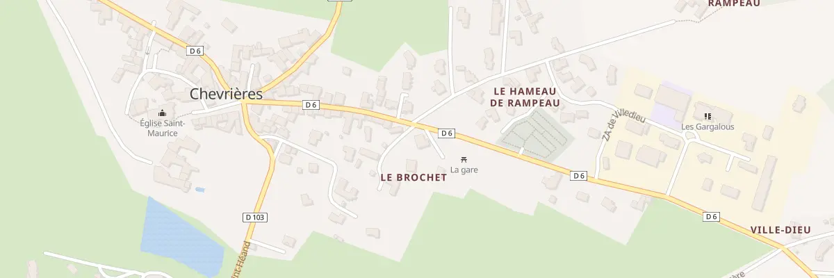 Plan du 5159A Le Brochet à Chevrières