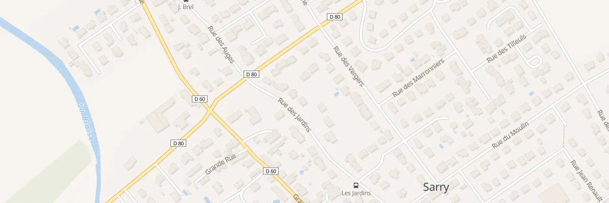 Plan du 8 Rue des Jardins à Sarry