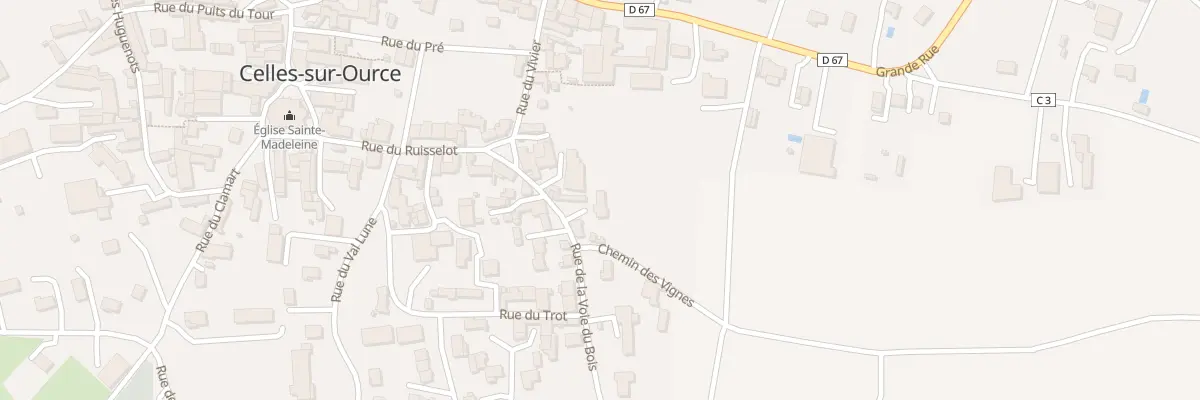 Plan du 5 Rue de la Voie du Bois aux Riceys