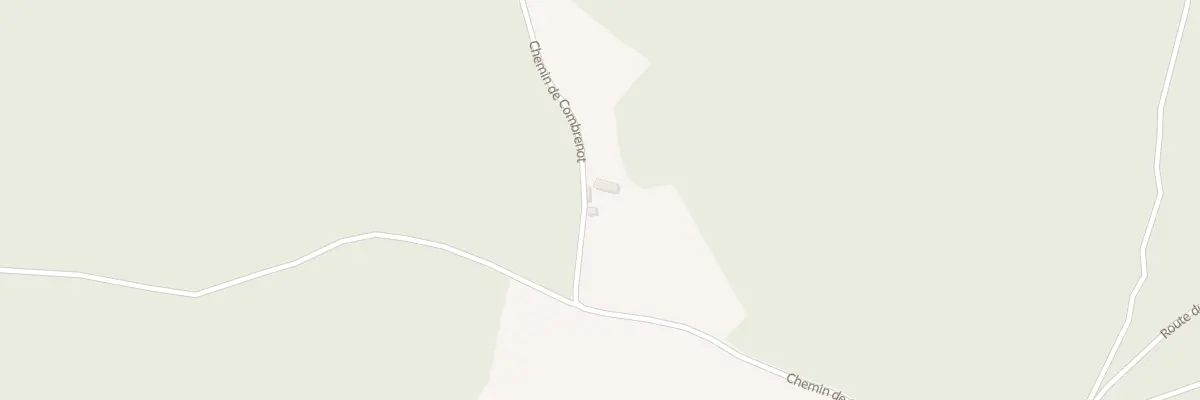 Plan du 536 Che de Combrenot à Montmelard