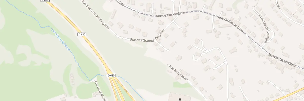 Plan du 9 Rue des Gdes Bruyeres à Montcenis