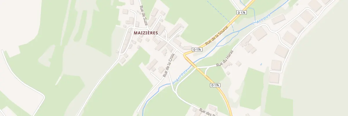 Plan du 1 Rue des Jonquilles à Magnien