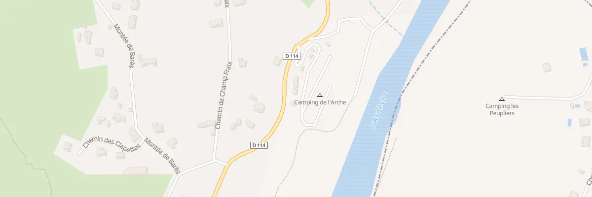 Plan du 5300 Chabaude à Lanas