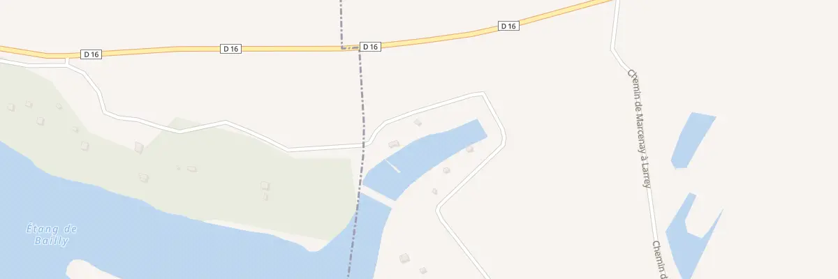 Plan du 38 L’Etang de Bailly à Larrey