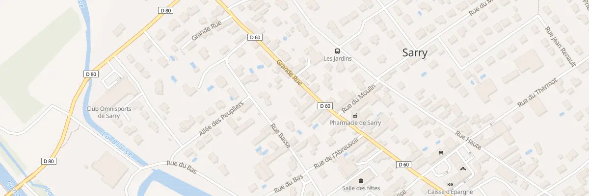 Plan du 23 Grande Rue à Sarry