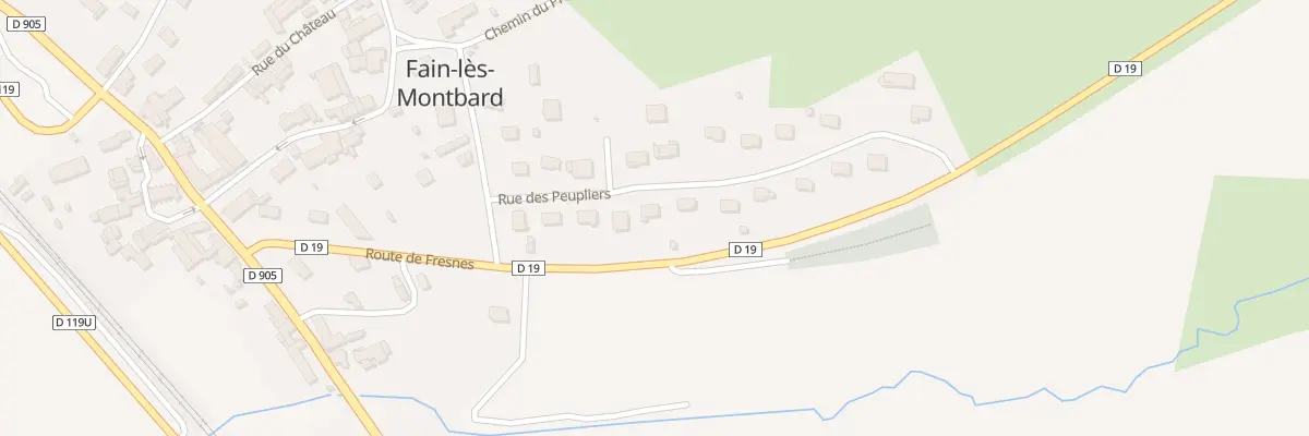 Plan du 9 Rue des Peupliers à Fain-lès-Montbard