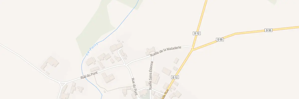 Plan du 1 Rle de la Maladerie à Bréban