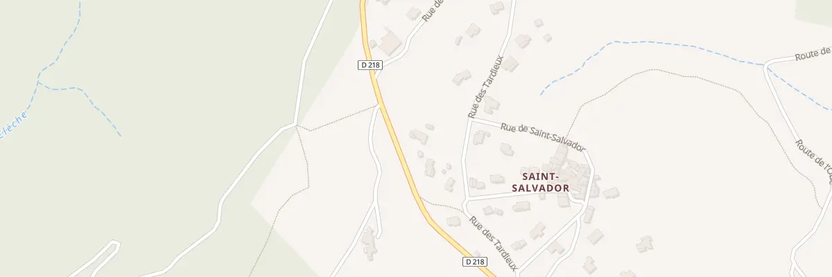 Plan du 1172 Rte de Saint Andéol de Vals à Saint-Julien-du-Serre