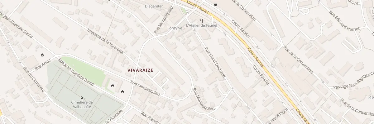 Plan du 61 Rue Montesquieu à Saint-Étienne