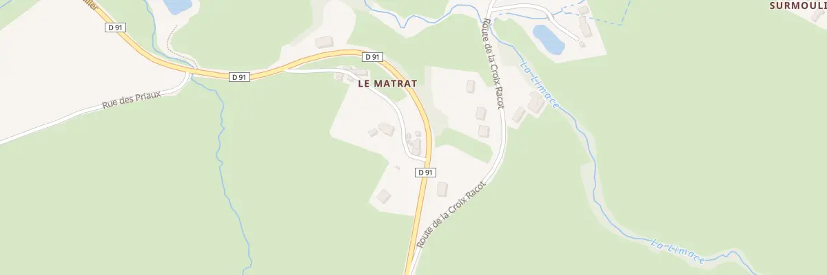 Plan du 5024 Le Matrat à Saint-Romain-sous-Gourdon