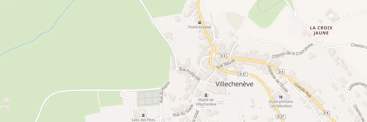 Plan du 5107 Le Bourg à Villechenève