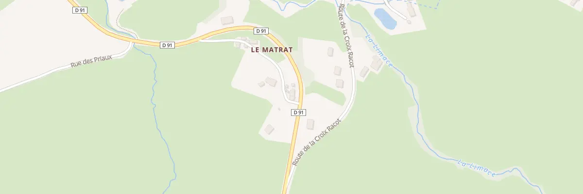 Plan du 5025 Le Matrat à Saint-Romain-sous-Gourdon